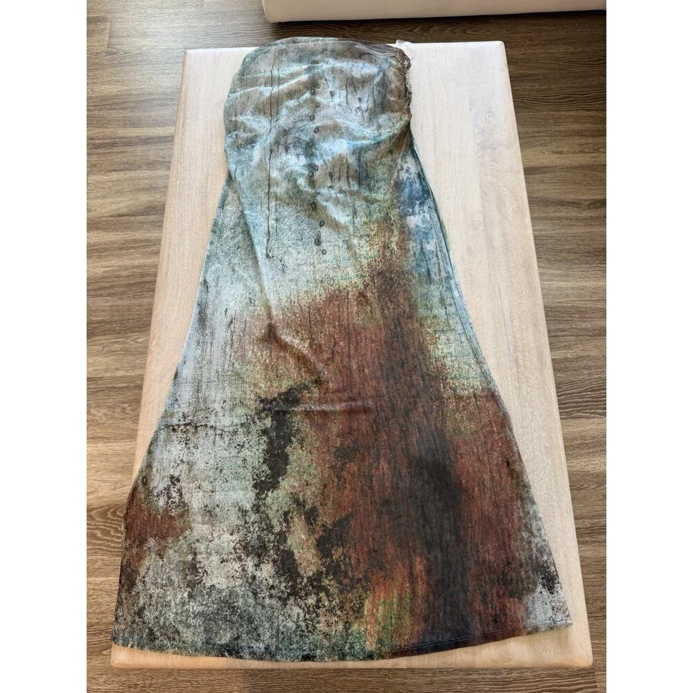 Jaded London NWT Vida Backless Maxi Dress With Shell Trim Size Small - Picture 4 of 10